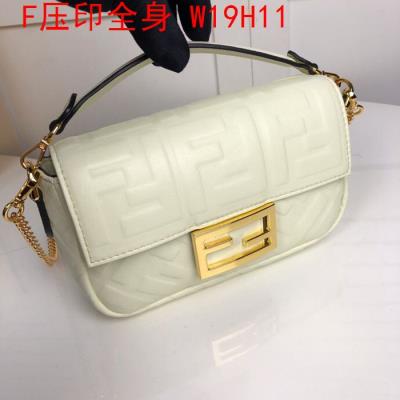 wholesale quality fendi bags full embossed f logo beige