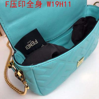 wholesale quality fendi bags full embossed f logo blue