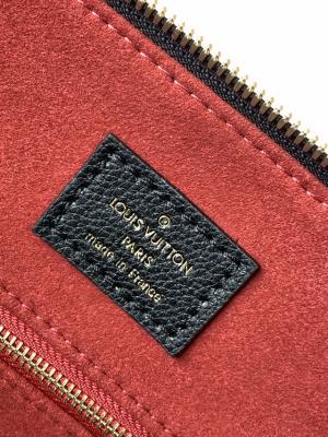 wholesale quality louis vuitton white speedy bandoulière 25 m58947 black