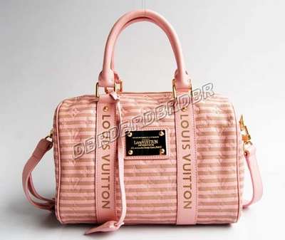 discount louis vuitton handbags leather m95853 monogram stripped pink wholesale