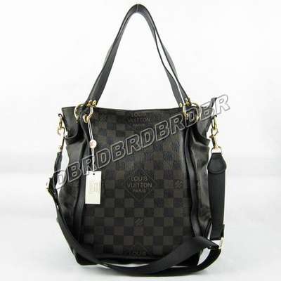 discount louis vuitton handbags leather n41306 black wholesale