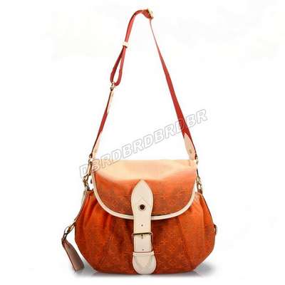 discount louis vuitton handbags monogram denim m93184 orange wholesale