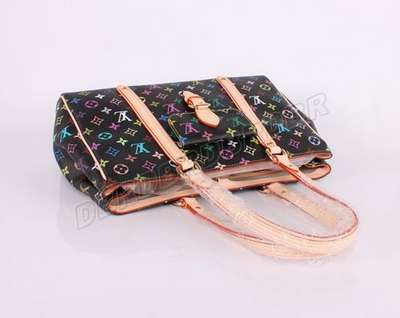 discount louis vuitton handbags monogram multicolore m40100 black wholesale