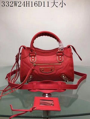 Balenciaga Motocycle Bag 332 Red 39546
