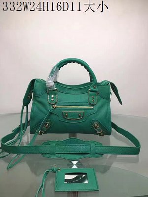 Balenciaga Motocycle Bag 332 Green 39552