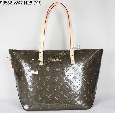 discount louis vuitton handbags monogram vernis m93588 gray wholesale