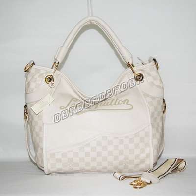 Discount Louis Vuitton Handbags Leather N1053 white Wholesale