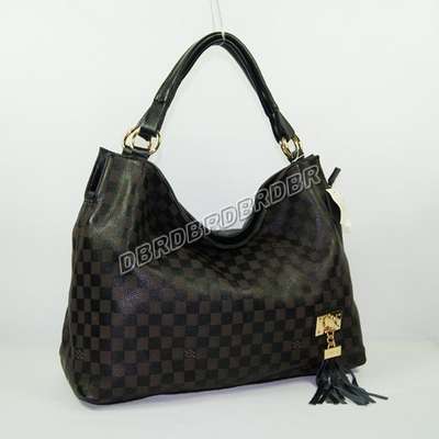 Discount Louis Vuitton Handbags Leather N95094 black Wholesale