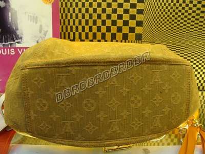 discount louis vuitton handbags monogram denim m95860 yellow wholesale