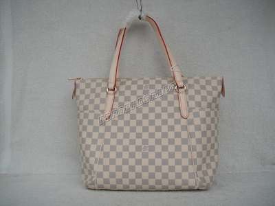 Discount Louis Vuitton Handbags Damier Azur Canvas N51261 white Wholesale