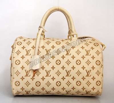 Discount Louis Vuitton Handbags Leather M95851 Monogram beige white Wholesale