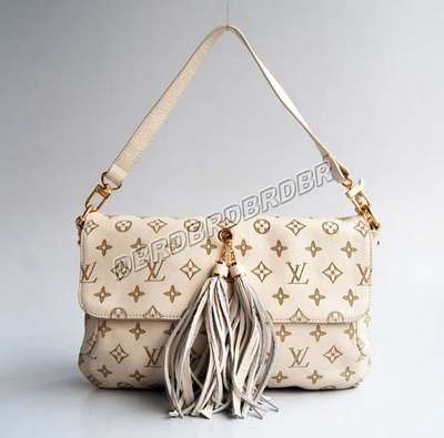 Discount Louis Vuitton Handbags Leather M95825 beige white Wholesale