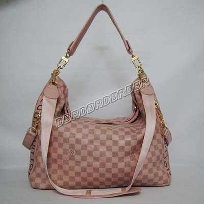 Discount Louis Vuitton Handbags Leather N95006 pink Wholesale