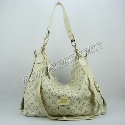 Discount Louis Vuitton Handbags Leather M95019 beige white Wholesale