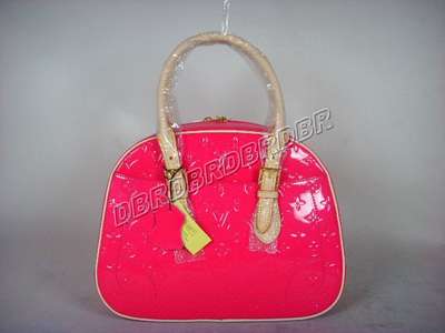 discount louis vuitton handbags monogram vernis m93516 rose red wholesale