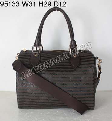 Discount Louis Vuitton Handbags Leather 95133 Coffee Wholesale