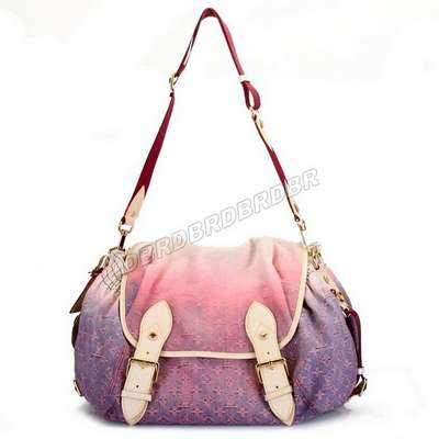 Discount Louis Vuitton Handbags Monogram Denim M93188 pink Wholesale