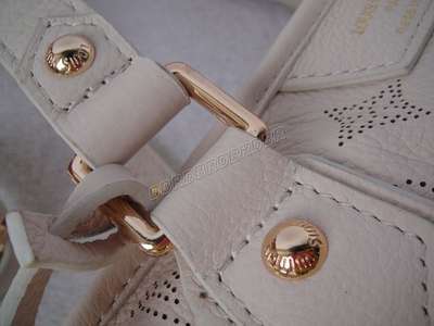 discount louis vuitton handbags monogram mahina m93175 beige wht wholesale