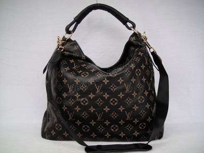 Discount Louis Vuitton Handbags Leather M95981 black Wholesale