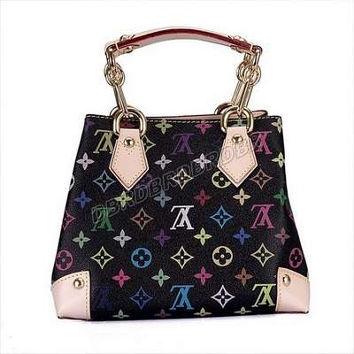 Discount Louis Vuitton Handbags Monogram Multicolore M40048 black Wholesale