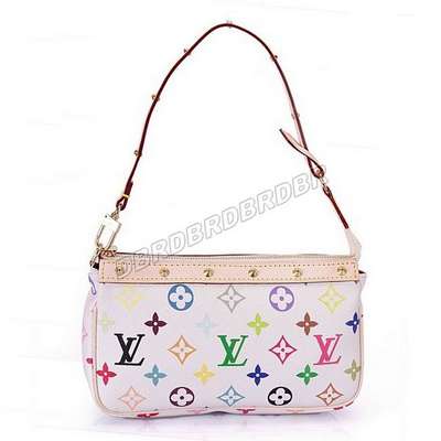 discount louis vuitton handbags monogram multicolore m92649 white wholesale