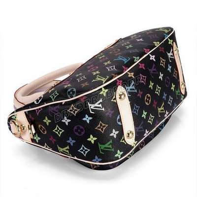 discount louis vuitton handbags monogram multicolore m40126 black wholesale