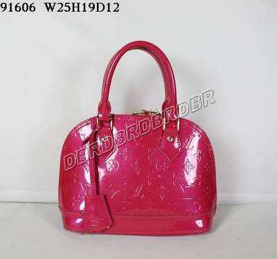 discount louis vuitton handbags monogram vernis 91606 rose red wholesale