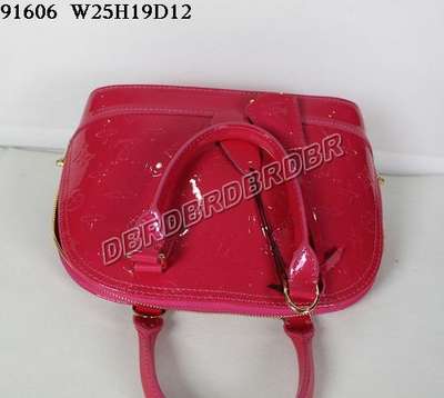 discount louis vuitton handbags monogram vernis 91606 rose red wholesale