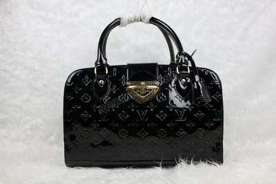 Discount Louis Vuitton Handbags Monogram Vernis M95332 black Wholesale