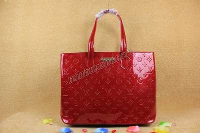 discount louis vuitton handbags monogram vernis m91649 red wholesale