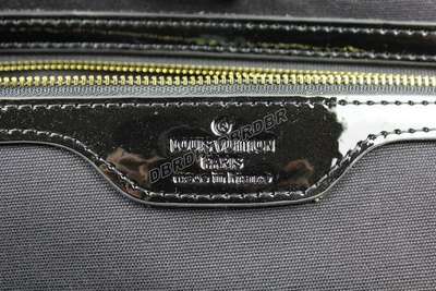 discount louis vuitton handbags monogram vernis m91649 black wholesale