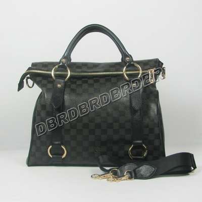 Discount Louis Vuitton Handbags Leather N41232 black Wholesale