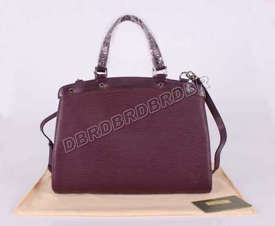 Discount Louis Vuitton Handbags Epi Leather M40332 claret-red Wholesale