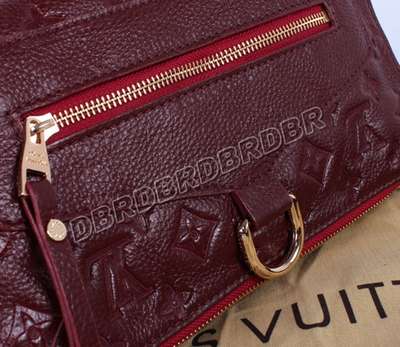 discount louis vuitton handbags monogram empreinte m93248 purplish red wholesale