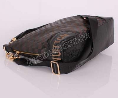 discount louis vuitton handbags leather m98108 black/gray wholesale