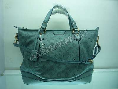 Discount Louis Vuitton Handbags Monogram Mahina M93178 blue Wholesale