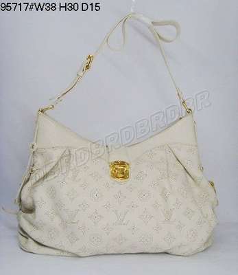 discount louis vuitton handbags monogram mahina m95717 beige white wholesale