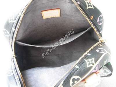 discount louis vuitton handbags monogram multicolore m40026 black wholesale