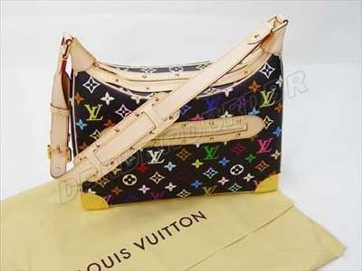 Discount Louis Vuitton Handbags Monogram Multicolore M92638 black Wholesale