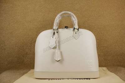 Discount Louis Vuitton Handbags Epi Leather M59316 beige white Wholesale