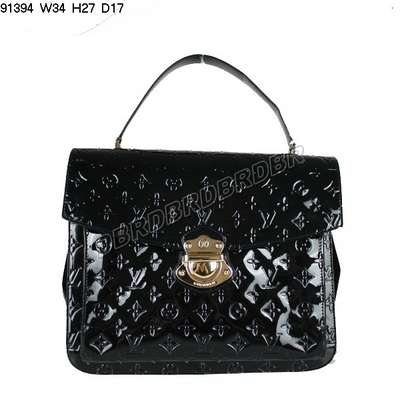 discount louis vuitton handbags monogram vernis 91394 black wholesale