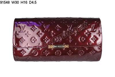 Discount Louis Vuitton Handbags Monogram Vernis 91548 claret-red Wholesale