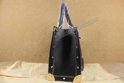 discount louis vuitton handbags suhali leather m91812 black wholesale