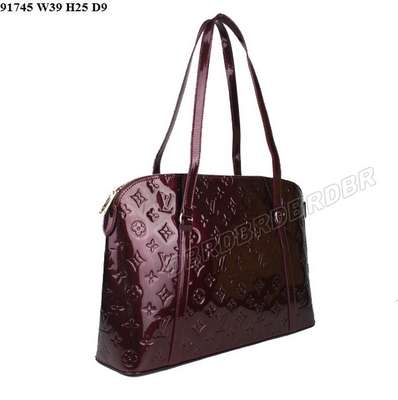 discount louis vuitton handbags monogram vernis 91745 claret-red wholesale