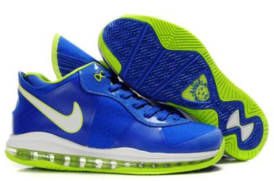 wholesale James 8 Basketball shoes low cut blue/white/green No. 112